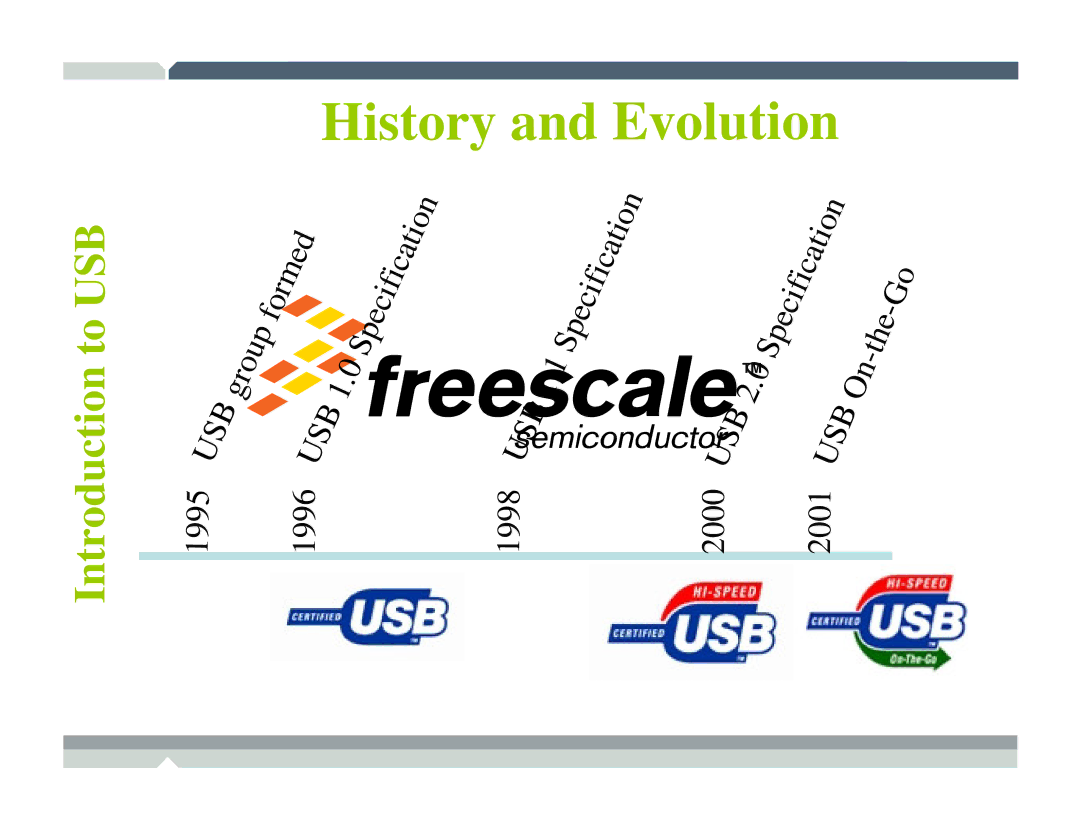 Freescale Semiconductor TWR-MCF52259-Ethenet manual History and Evolution 