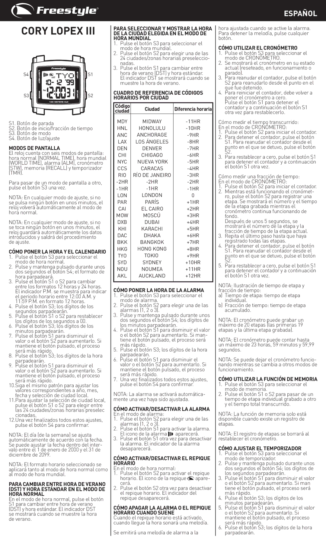 Freestyle Copy Lopex III manual Español 