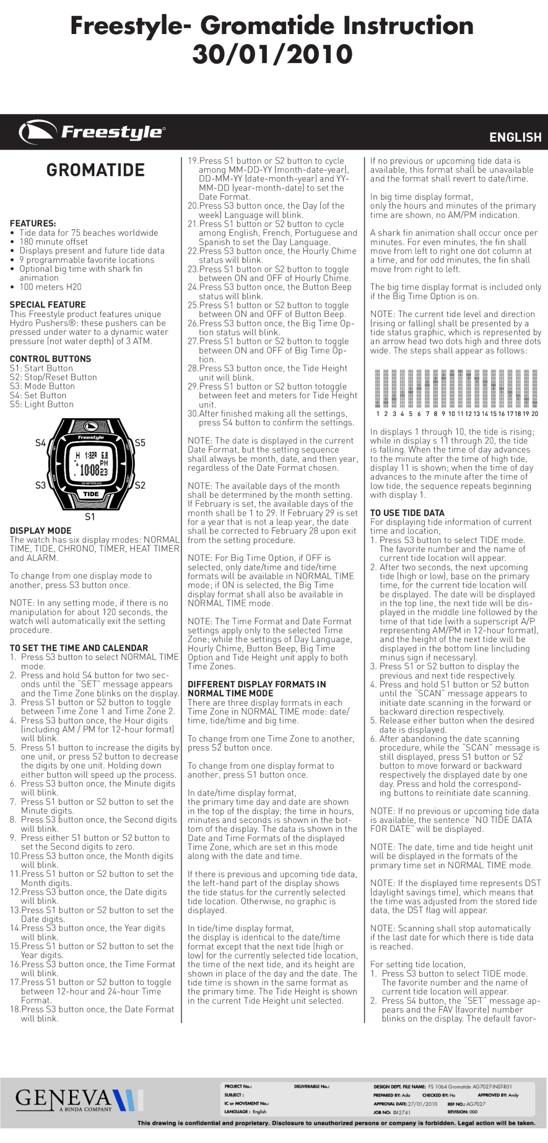 Freestyle FS 1064 manual English 