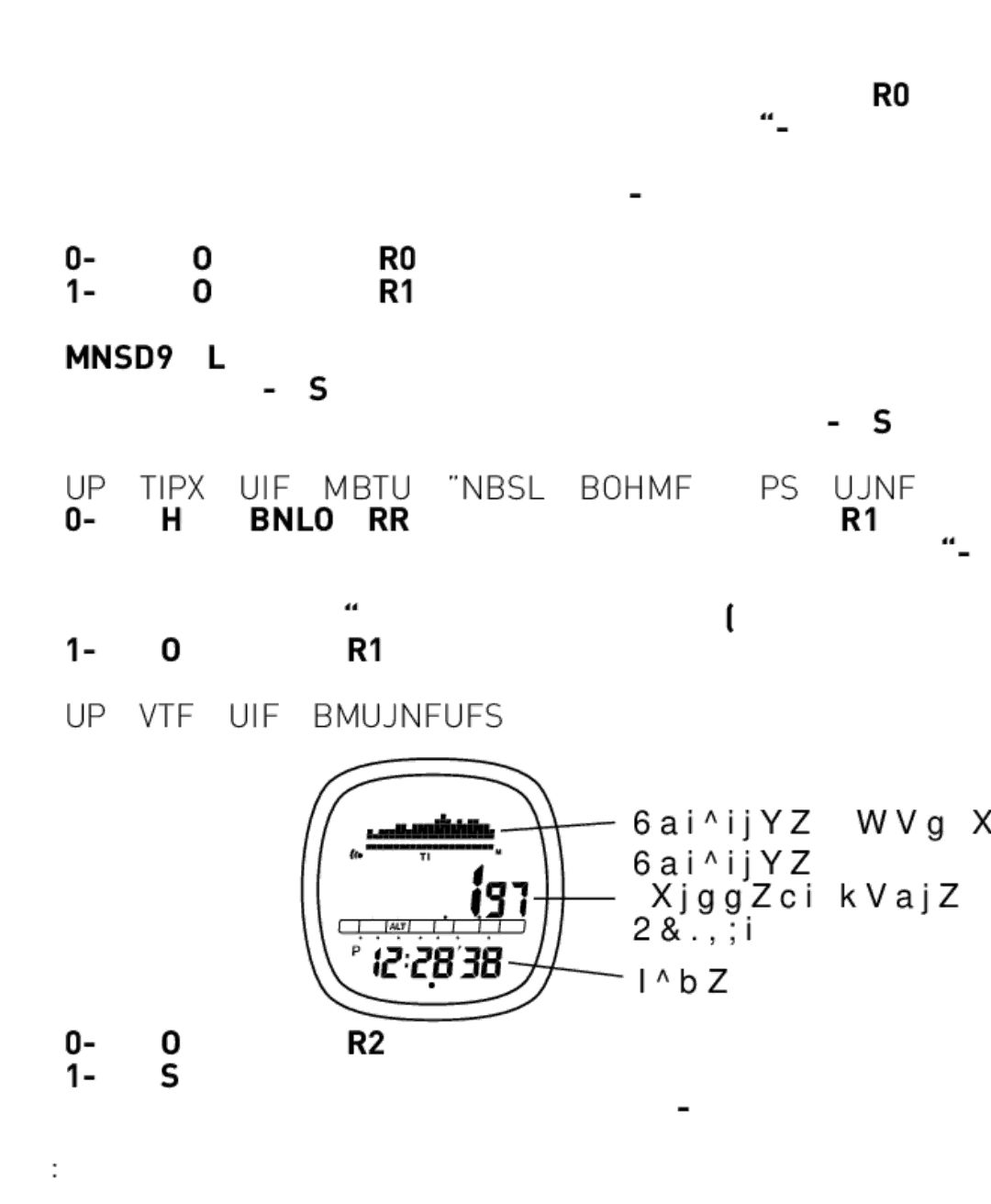 Freestyle Nomad manual To Show the Last Mark Angle or Time, To USE the Altimeter 