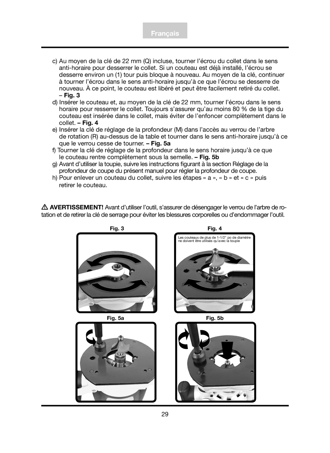 Freud Tools FT3000VCE operating instructions Français 