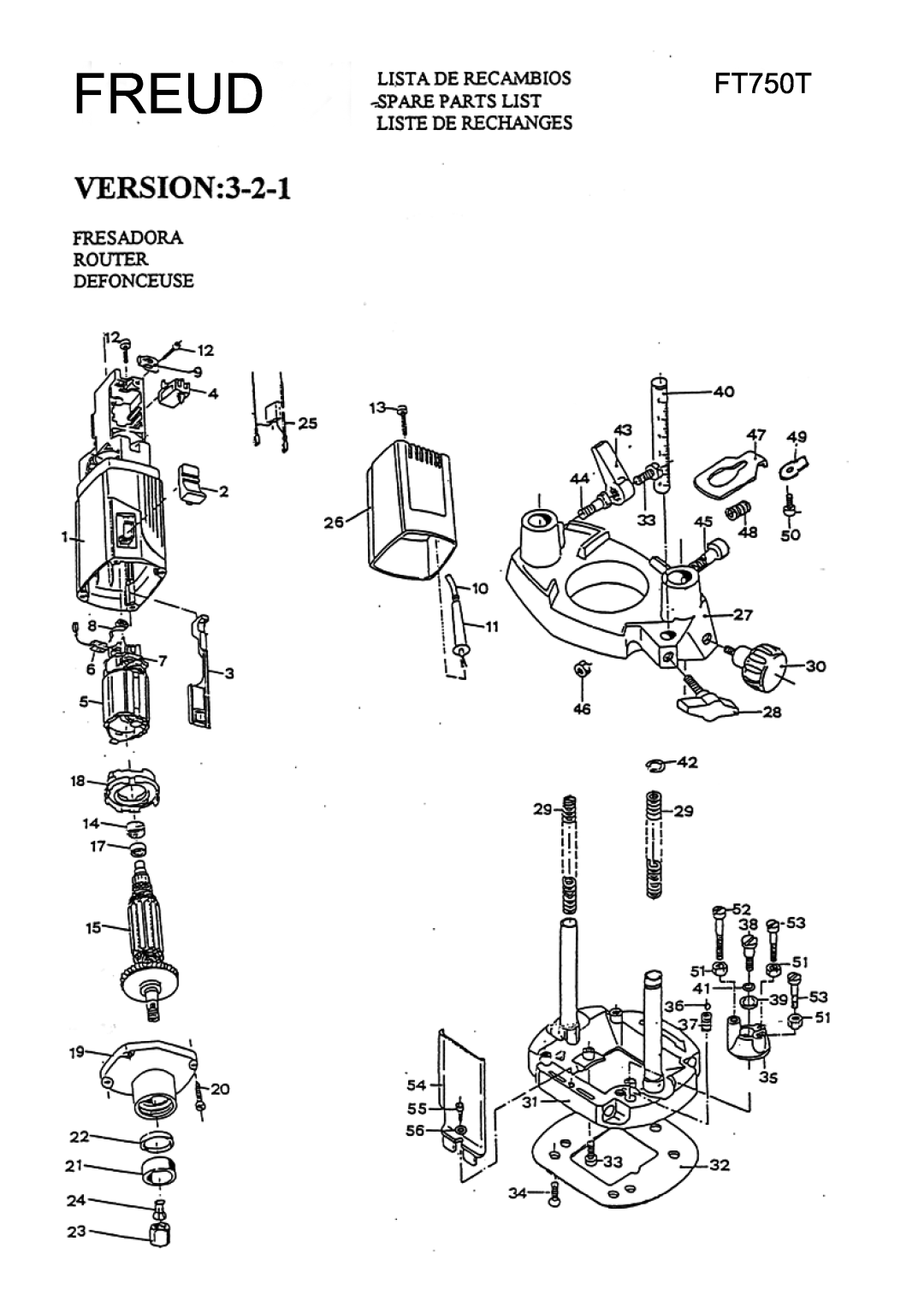 Freud Tools FT750T manual 