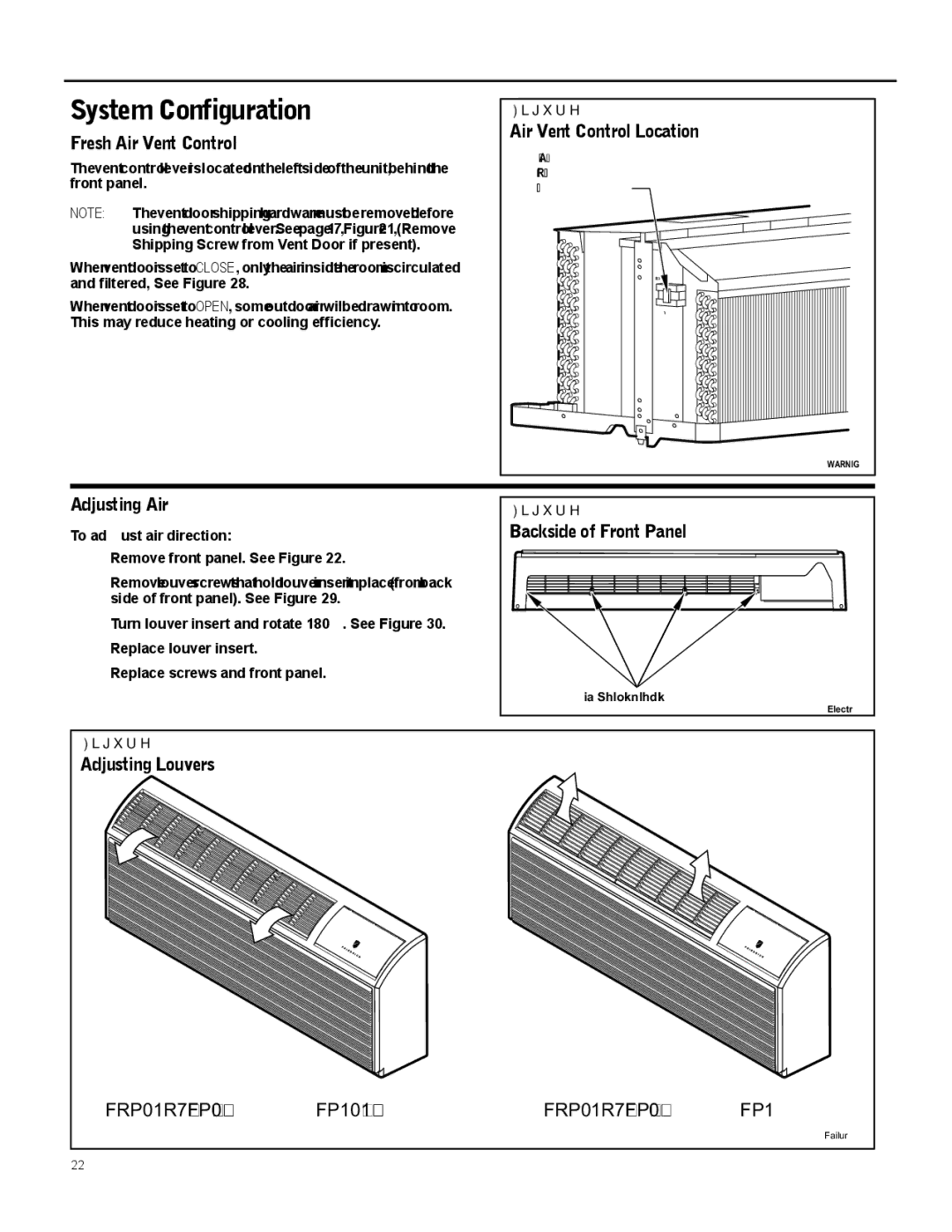 Friedrich 920-087-09 (12/10) operation manual System Configuration 