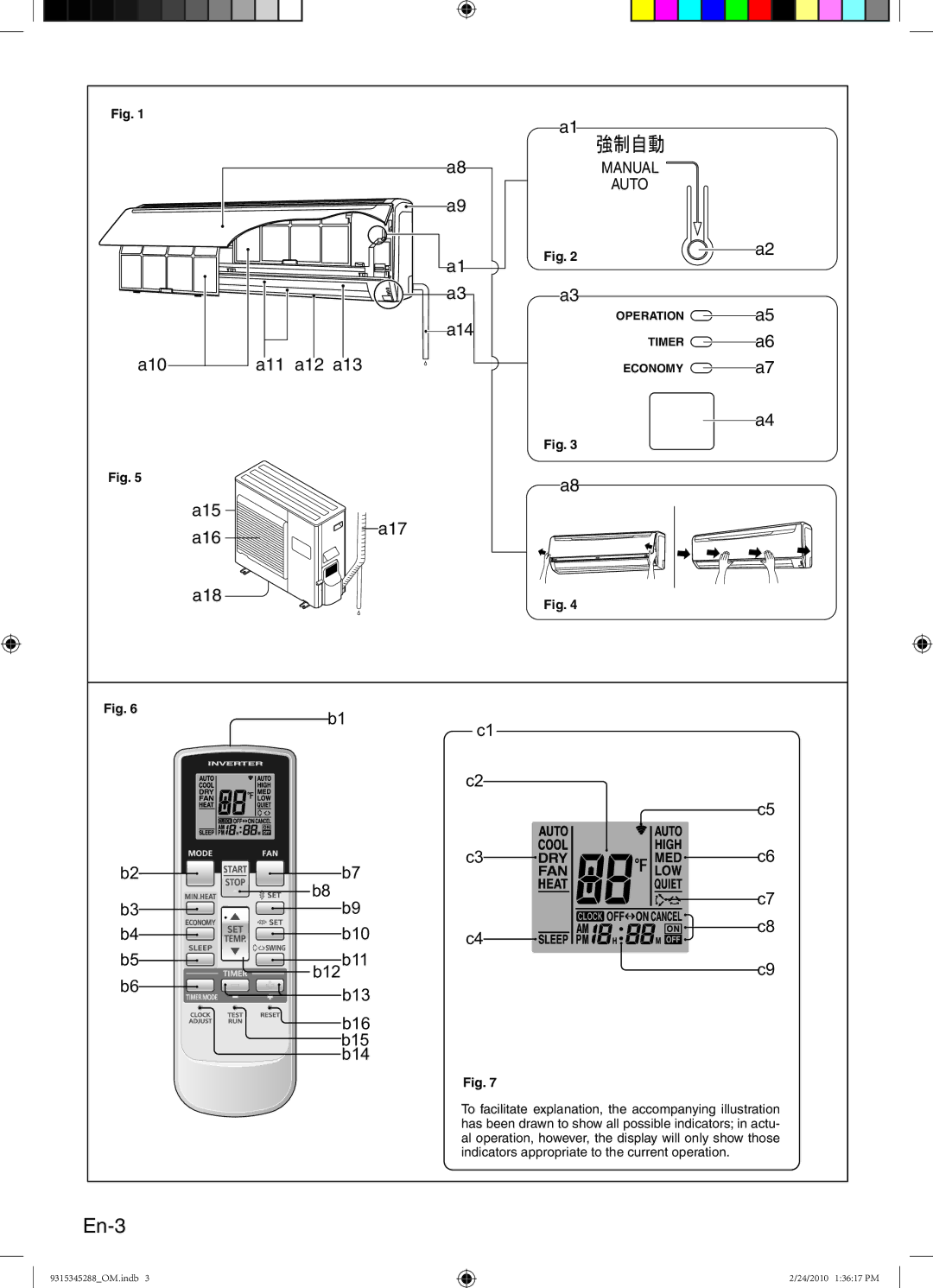 Friedrich 9315345288 manual En-3, B16 B15 B14 C3 c6 