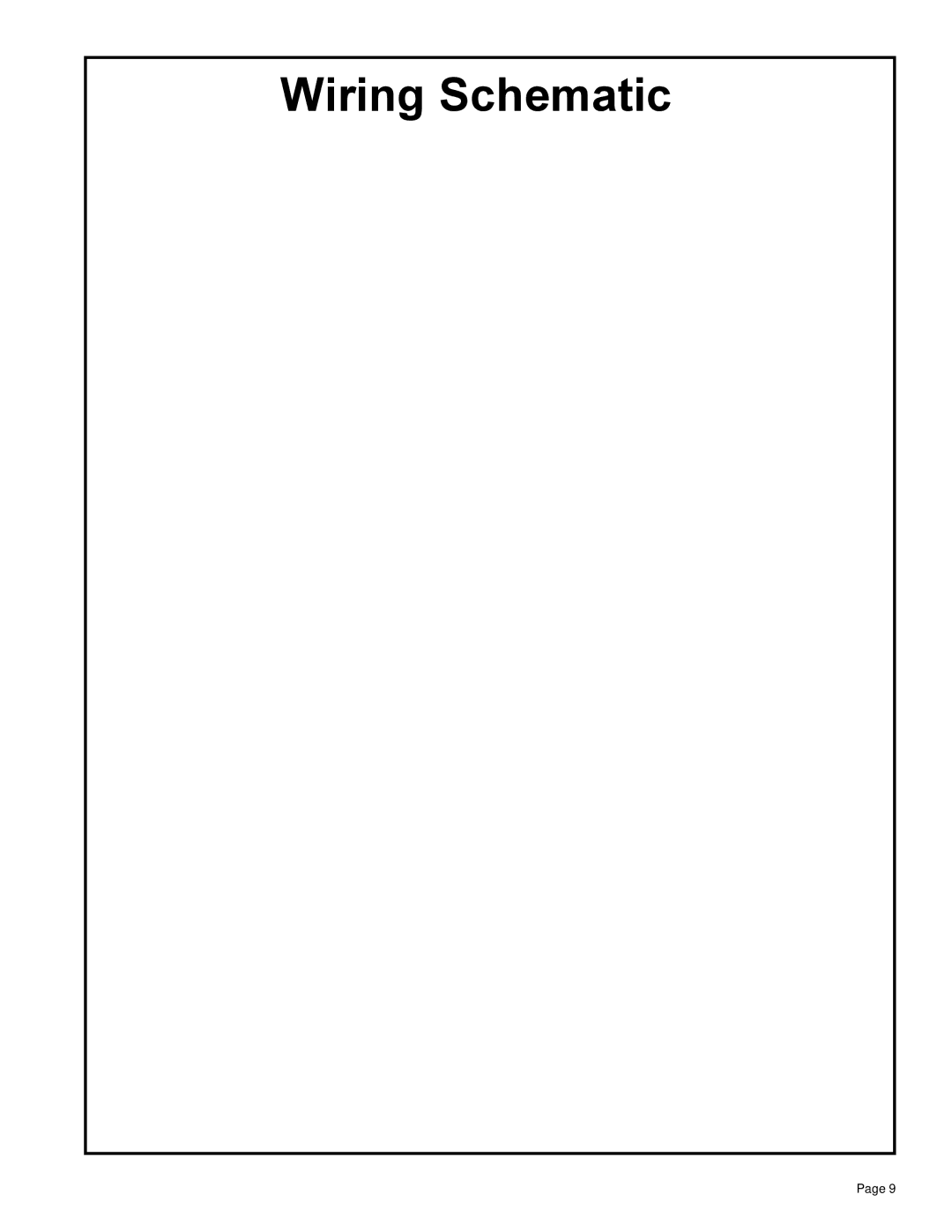 Friedrich C-90A manual Wiring Schematic 