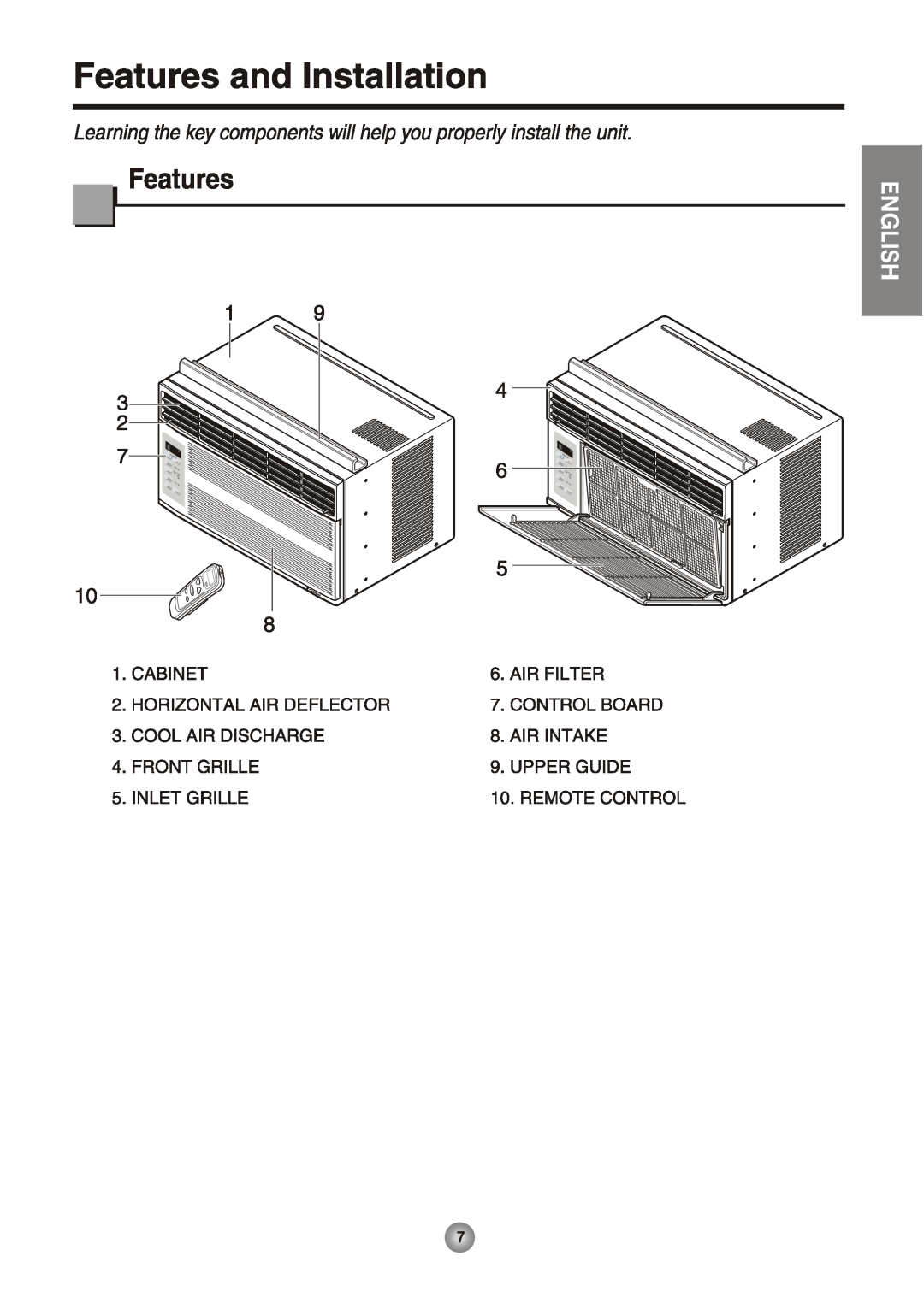 Friedrich CP05 manual 