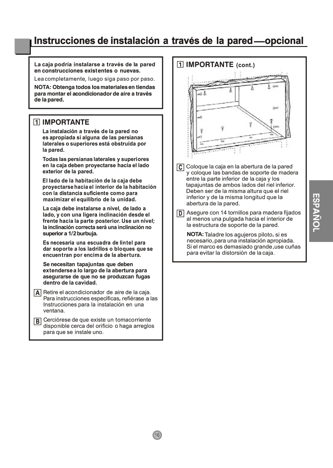 Friedrich CP06/CP08 manual 