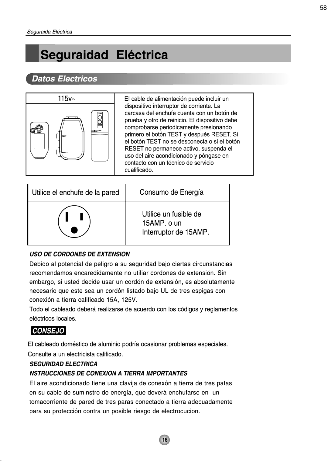 Friedrich CP08 operation manual 