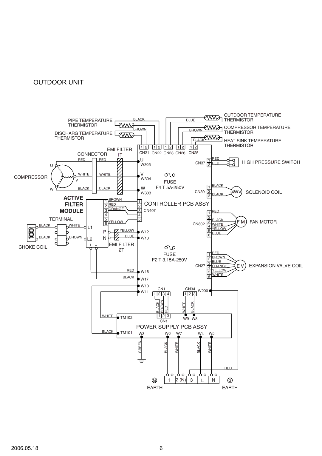 Friedrich MC24Y3F, MR24UY3F specifications Outdoor Unit 