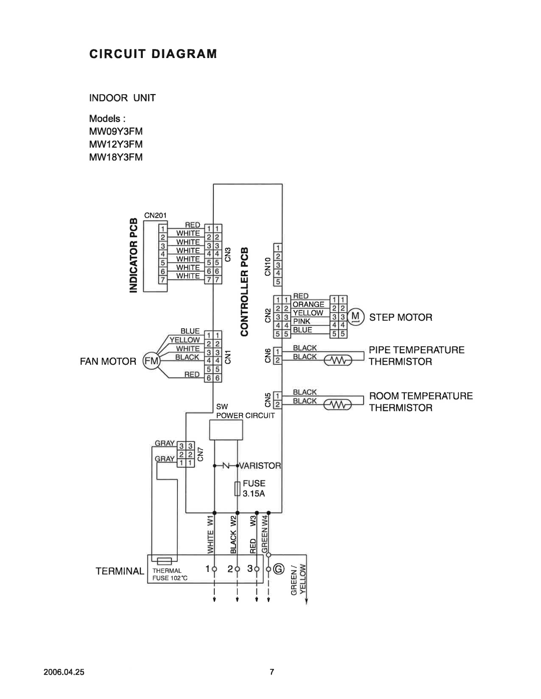 Friedrich MR36TQY3F manual 