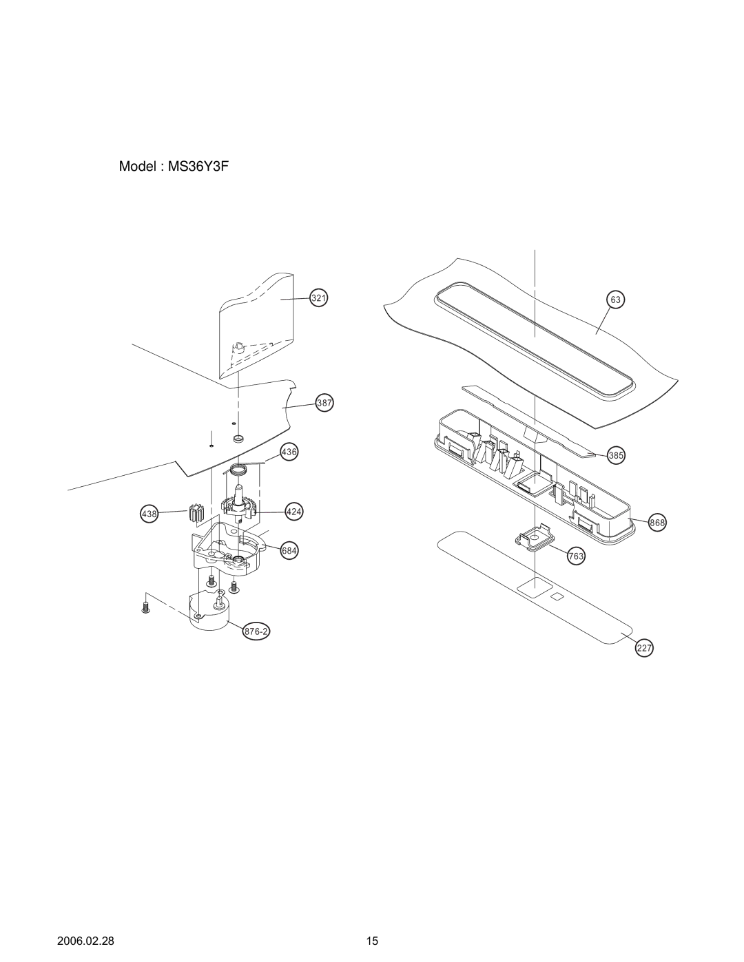 Friedrich MR36Y3F, MS36Y3F specifications 321 387 436 