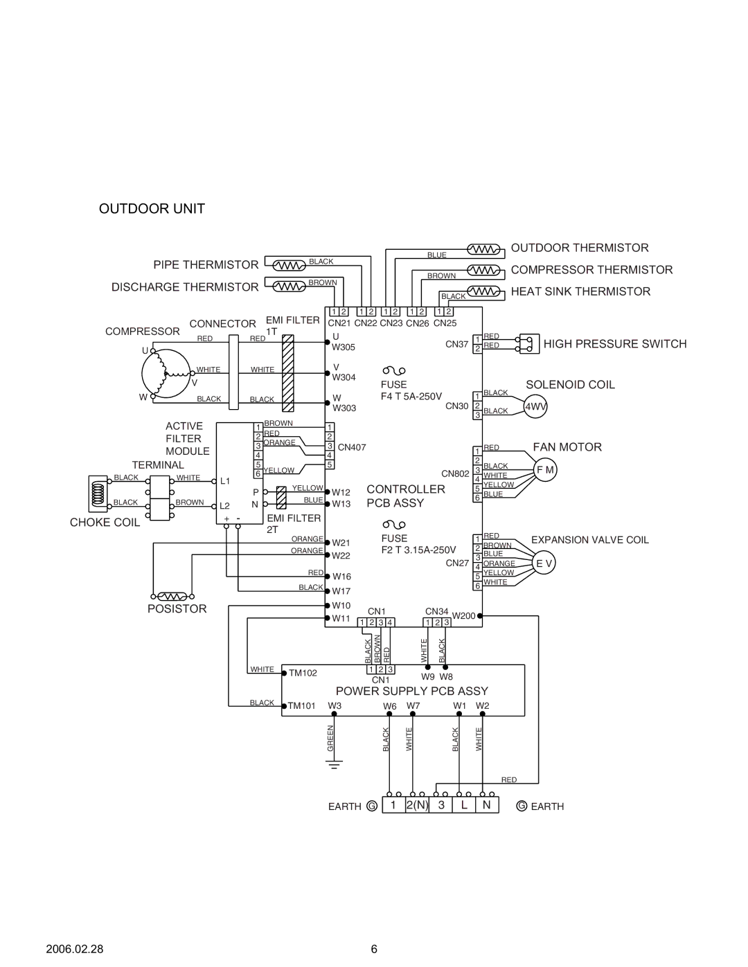 Friedrich MS36Y3F, MR36Y3F specifications Outdoor Thermistor 