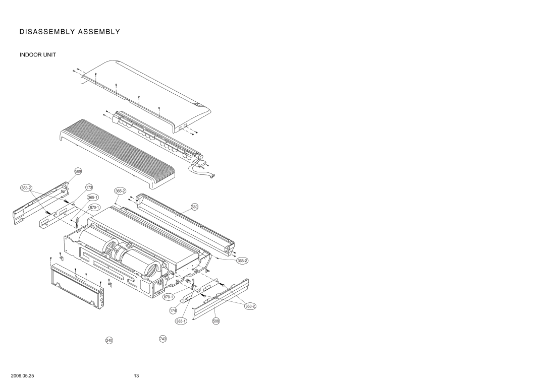 Friedrich MS24Y3F specifications Disassembly Assembly 