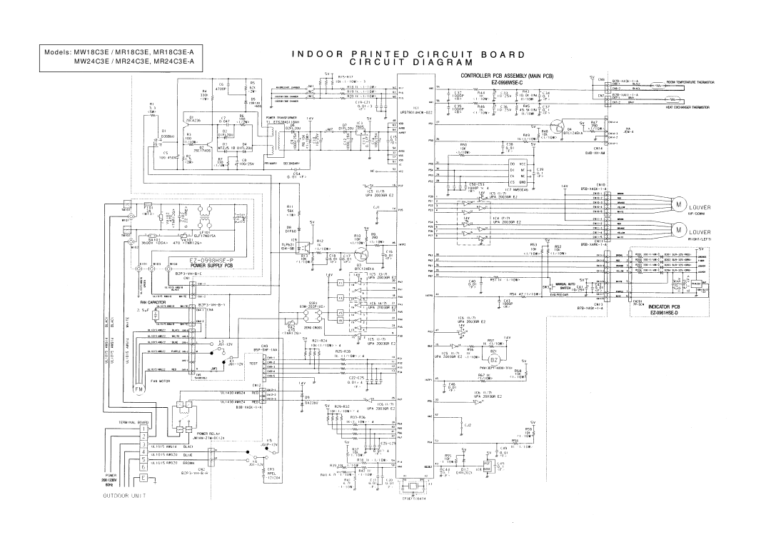 Friedrich MR18C3E, MW18C3E, MW24C3E, MW30C3E, MW18Y3E, MW24Y3E, MR30C3E, MR24Y3E, MR18Y3E, MR24C3E specifications 