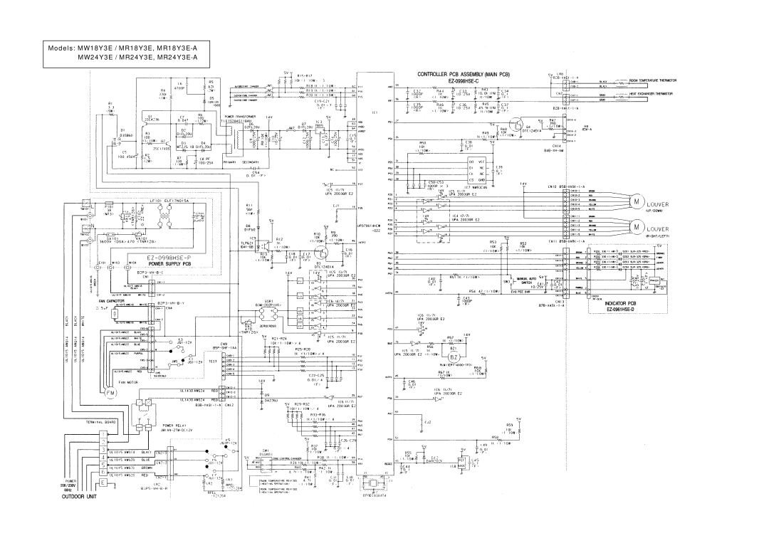 Friedrich MR30C3E, MW18C3E, MW24C3E, MW30C3E, MW18Y3E, MW24Y3E, MR18C3E, MR24Y3E, MR18Y3E, MR24C3E specifications 