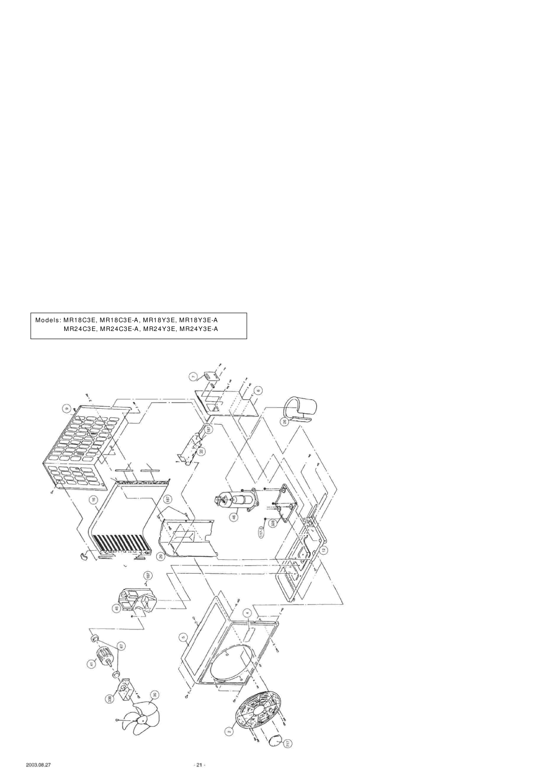 Friedrich MW30C3E, MW18C3E, MW24C3E, MW18Y3E, MW24Y3E, MR18C3E, MR30C3E, MR24Y3E, MR18Y3E, MR24C3E specifications 