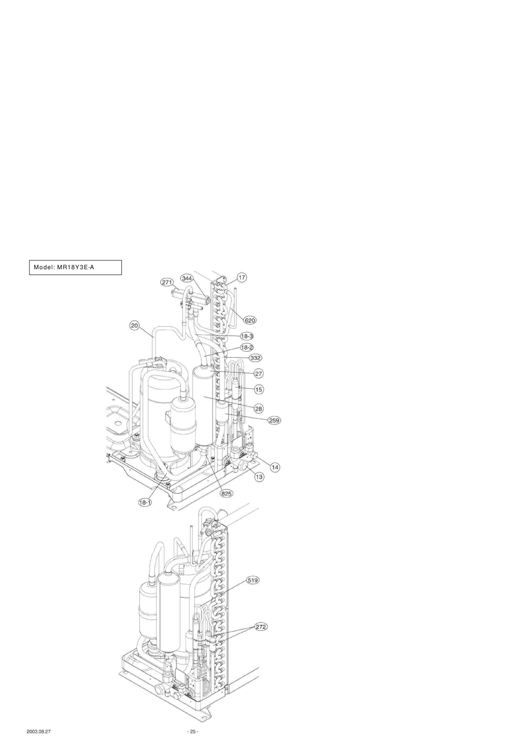 Friedrich MR30C3E, MW18C3E, MW24C3E, MW30C3E, MW18Y3E, MW24Y3E, MR18C3E, MR24Y3E, MR24C3E specifications Model MR18Y3E-A 