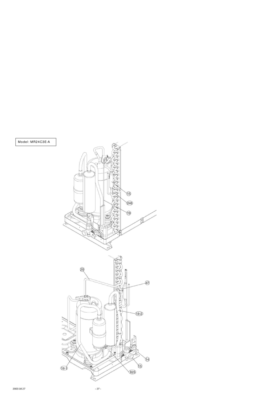 Friedrich MR18Y3E, MW18C3E, MW24C3E, MW30C3E, MW18Y3E, MW24Y3E, MR18C3E, MR30C3E, MR24Y3E specifications Model MR24C3E-A 