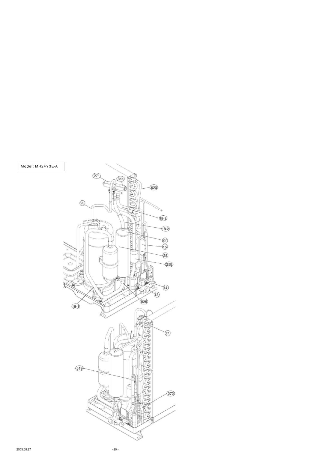 Friedrich MW18C3E, MW24C3E, MW30C3E, MW18Y3E, MW24Y3E, MR18C3E, MR30C3E, MR18Y3E, MR24C3E specifications Model MR24Y3E-A 