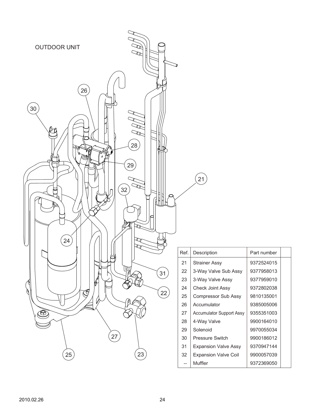 Friedrich MW24Y3H specifications 2523 