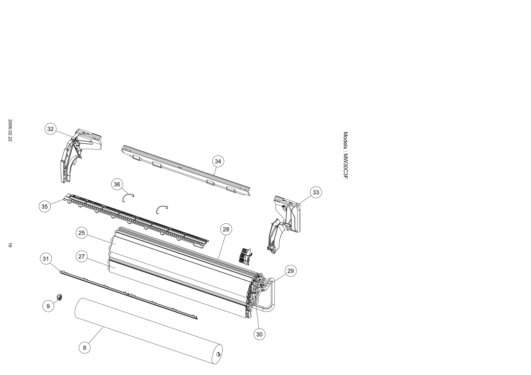 Friedrich MR30C3F specifications Models MW30C3F 