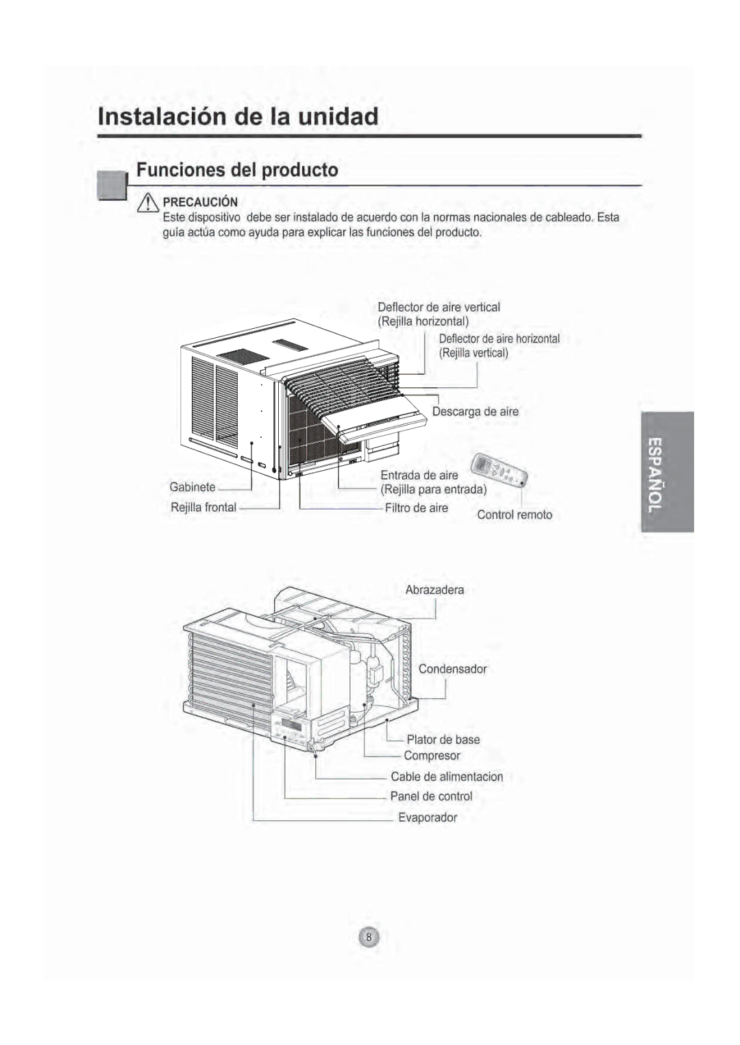 Friedrich Room Air Conditioner manual 