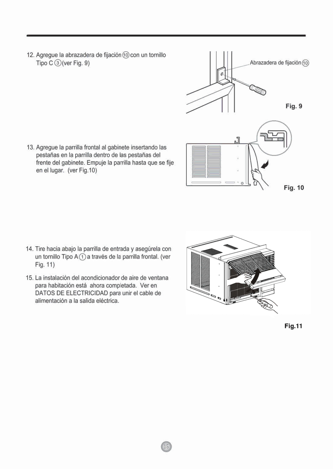 Friedrich Room Air Conditioner manual 