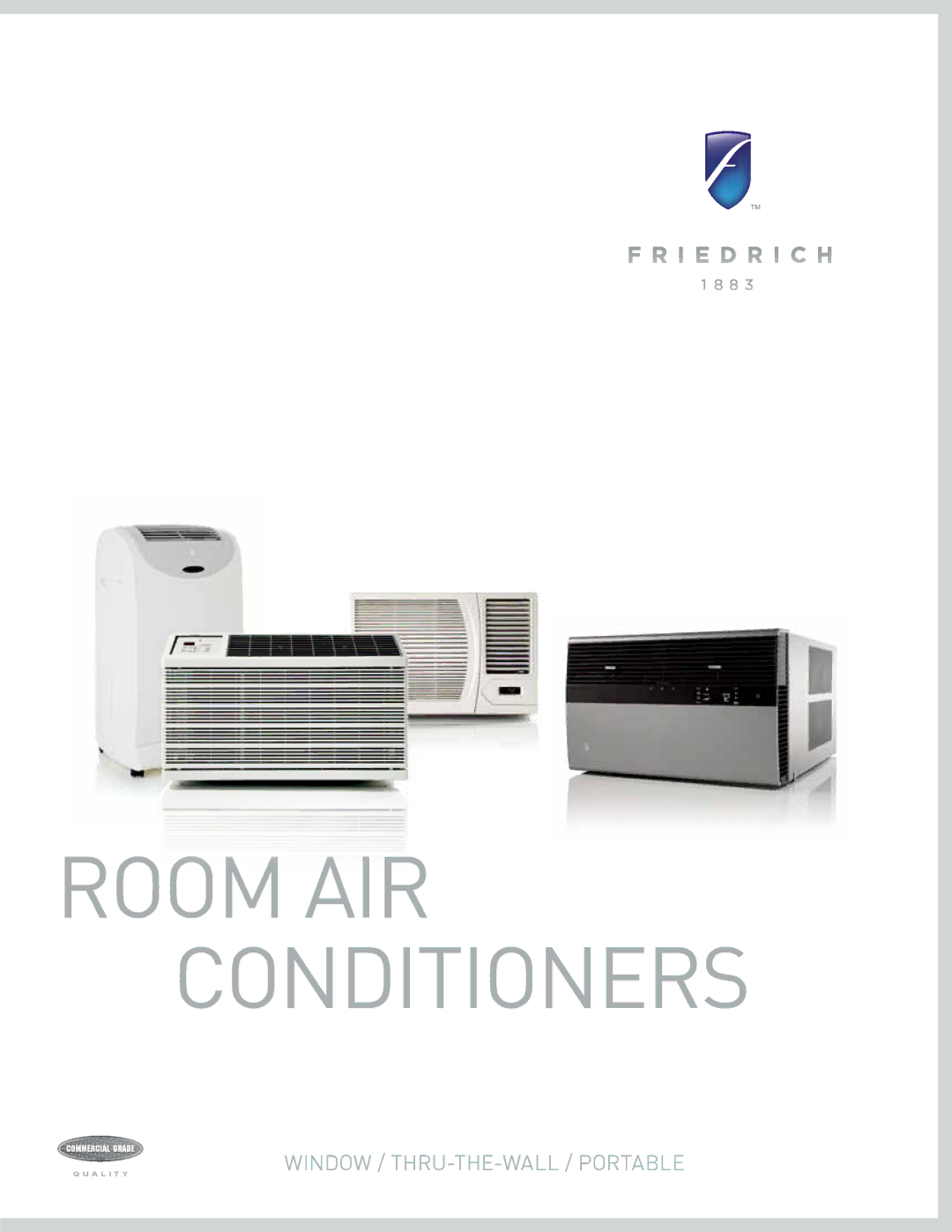 Friedrich CP06, Room Air Conditioners, CP15, CP18, CP24, CP08 manual Room AIR Conditioners 