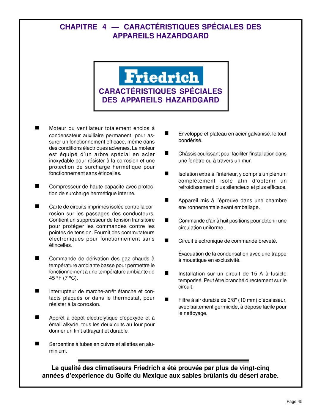 Friedrich SH20, SH14 installation manual 