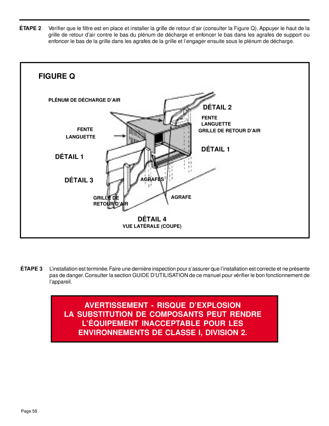 Friedrich SH14, SH20 installation manual Détail 