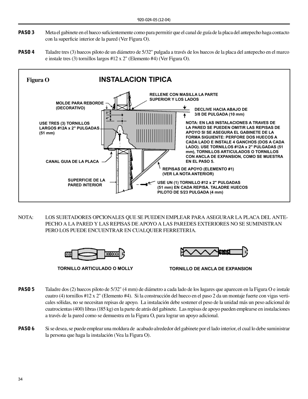 Friedrich SH15, SH20 operation manual Instalacion Tipica 