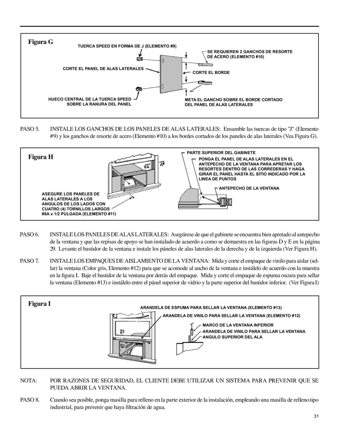 Friedrich SH15 operation manual Industrial, para prevenir que haya !ltración de agua 