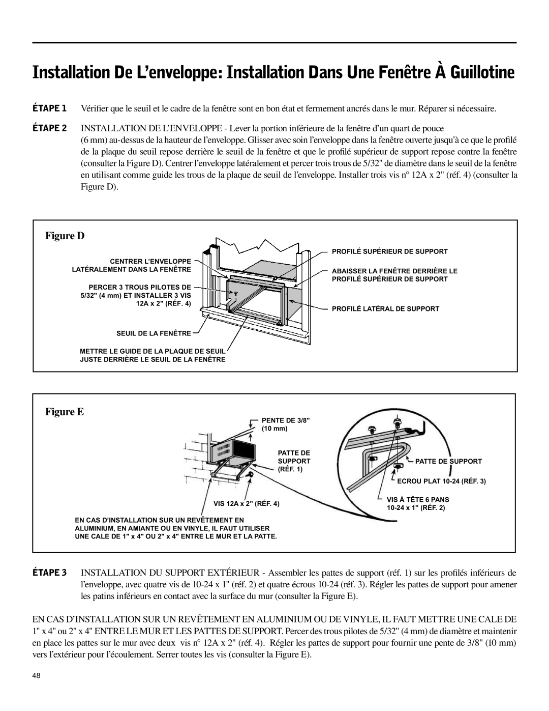 Friedrich SH15 operation manual Figure D 