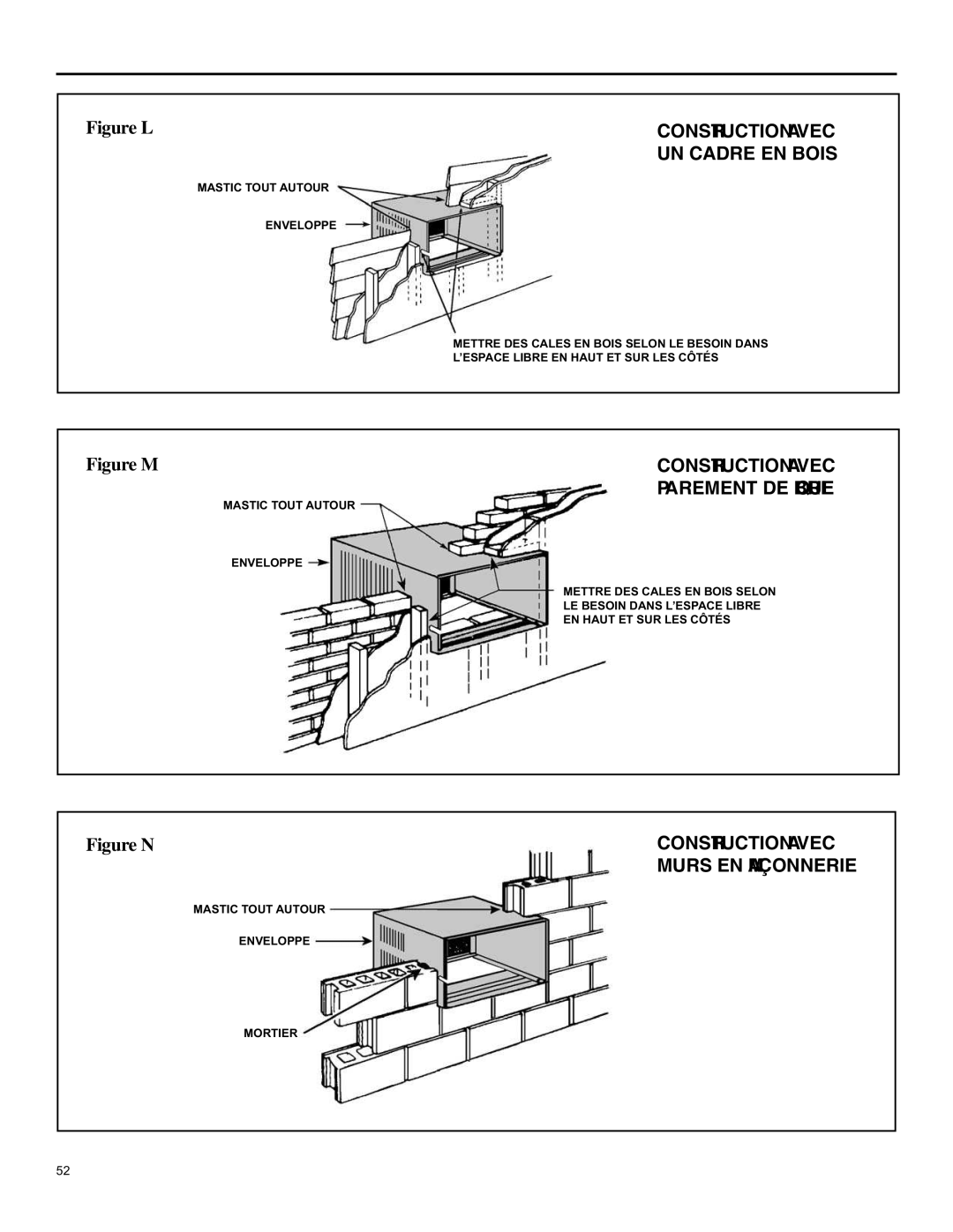 Friedrich SH15 operation manual UN Cadre EN Bois 