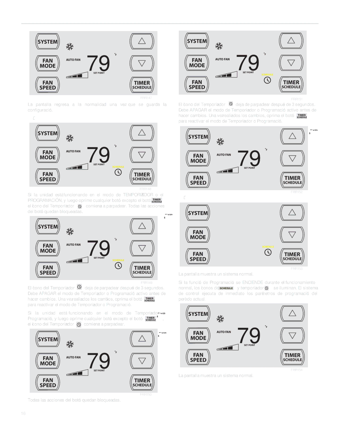 Friedrich SQ10, SQ06, SQ05, SQ08 operation manual FAN Speed 