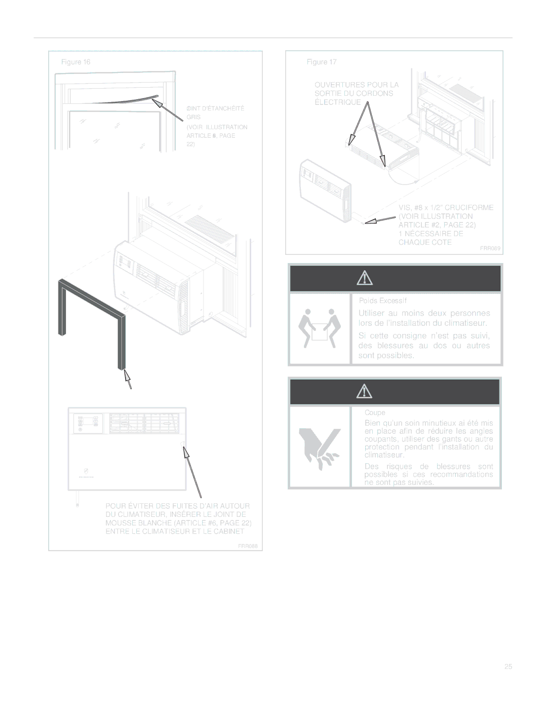 Friedrich SQ06, SQ10, SQ05, SQ08 operation manual Atention 