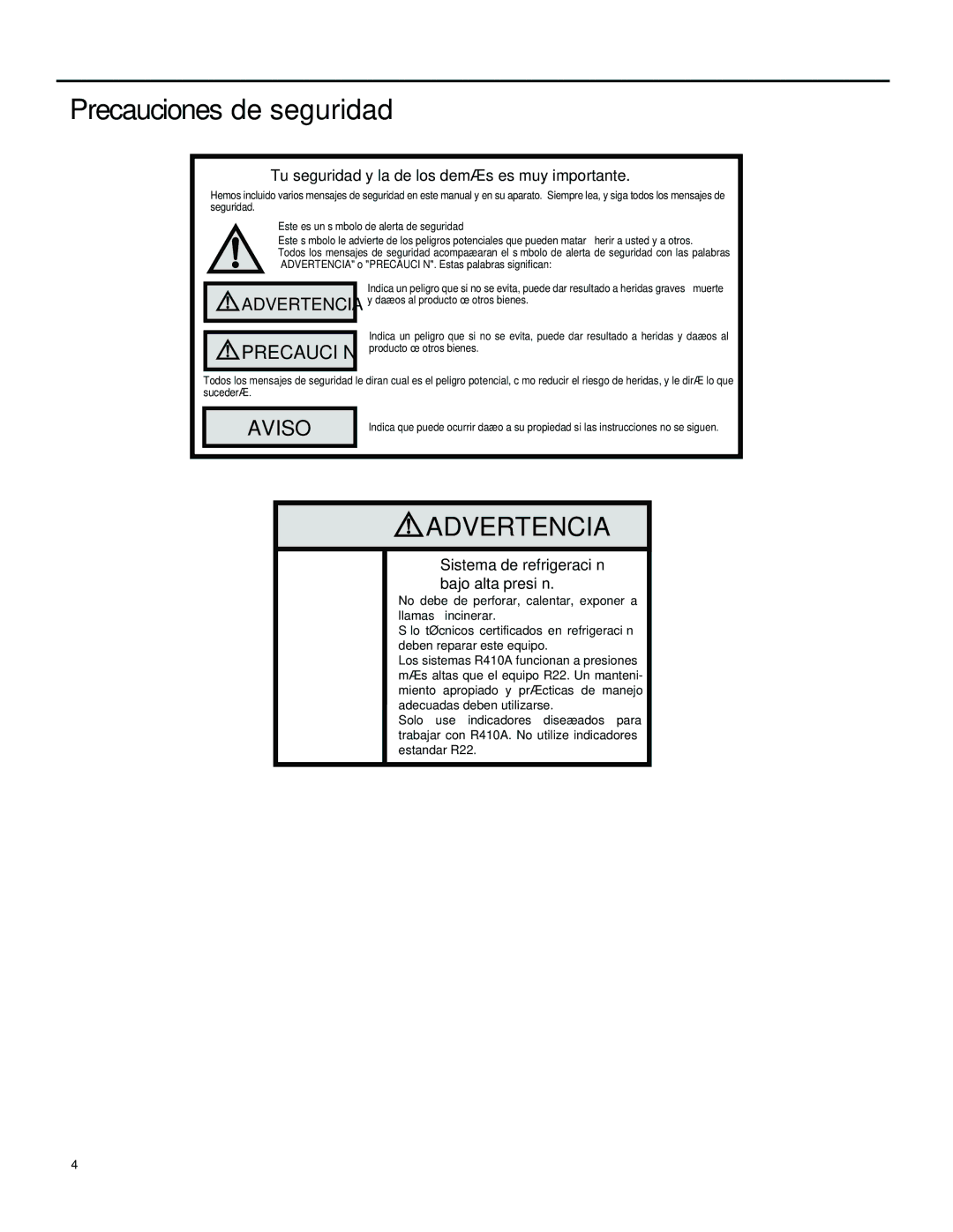 Friedrich SL28M30, SS14M10, SS12M30, SS15M30 Precauciones de seguridad, Tu seguridad y la de los demás es muy importante 