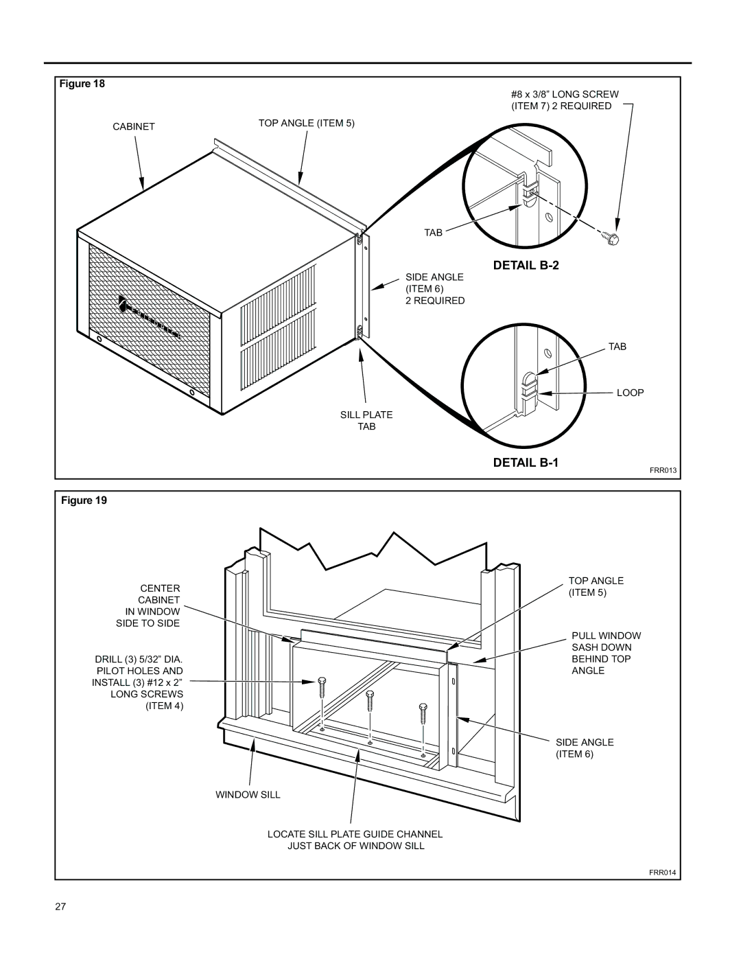 Friedrich SM15, SS15, SL 24, SL 22, YS10 operation manual Detail B-2 