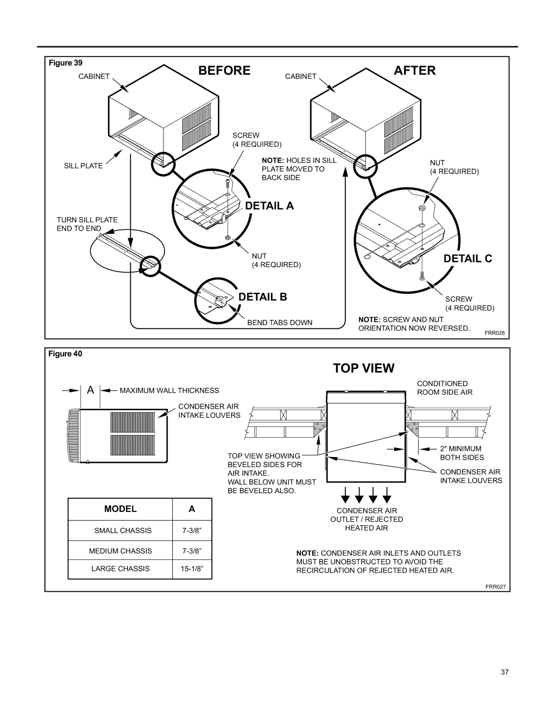 Friedrich SM15, SS15, SL 24, SL 22, YS10 operation manual Before 