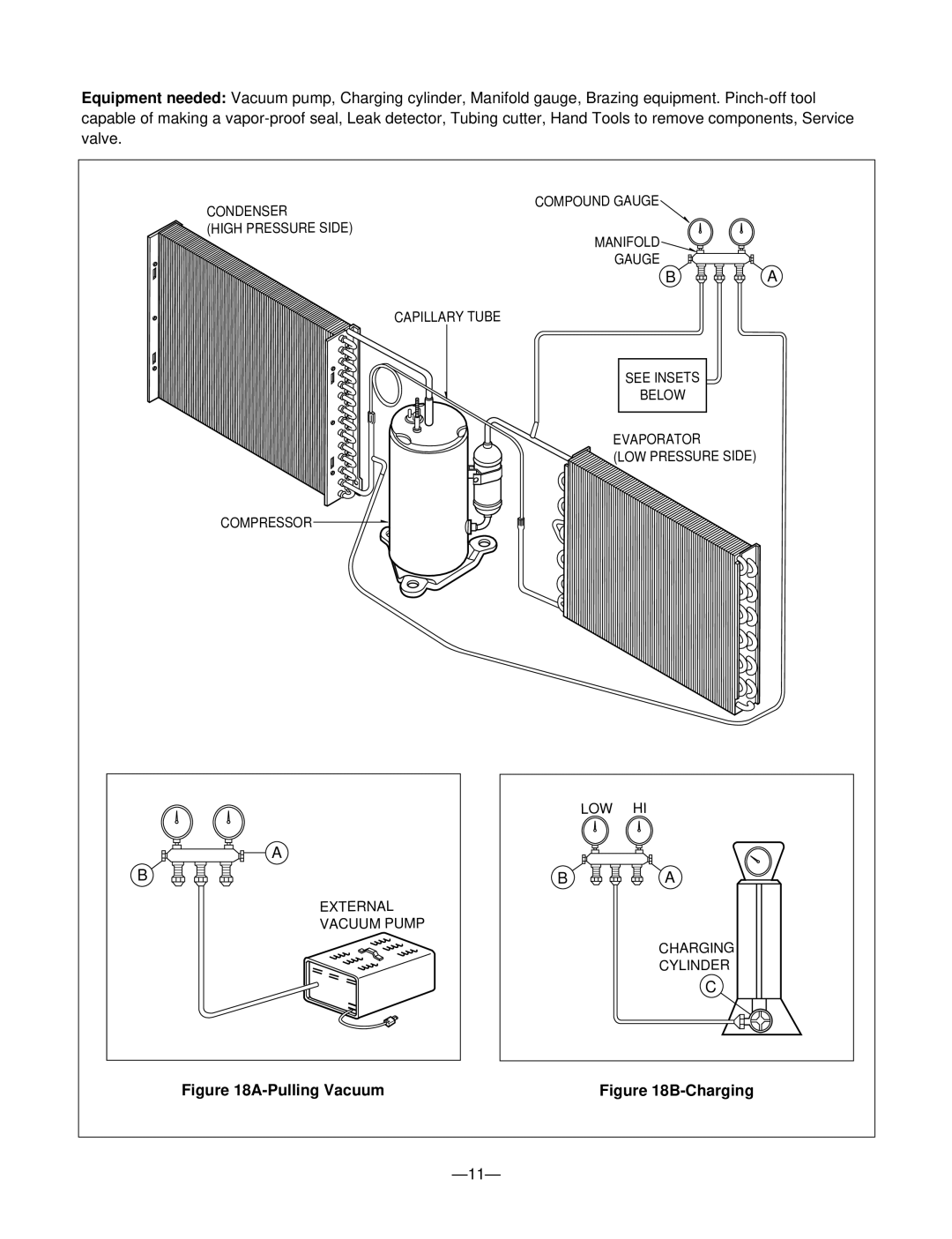 Friedrich 115 Volts UE08, UE08, UE10, UE12 manual Pulling Vacuum 