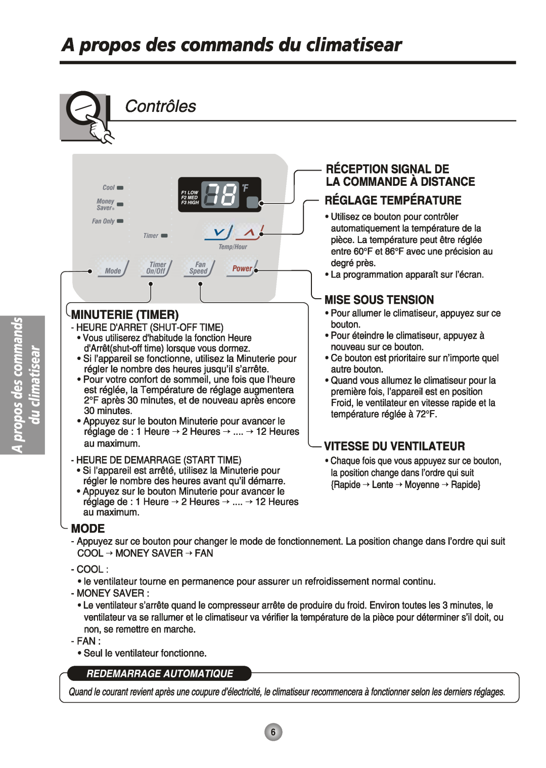 Friedrich US08, US14 manual 