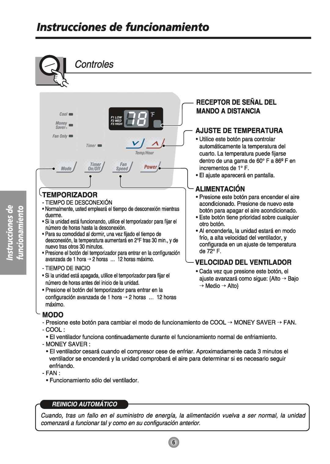 Friedrich US08, US14 manual 