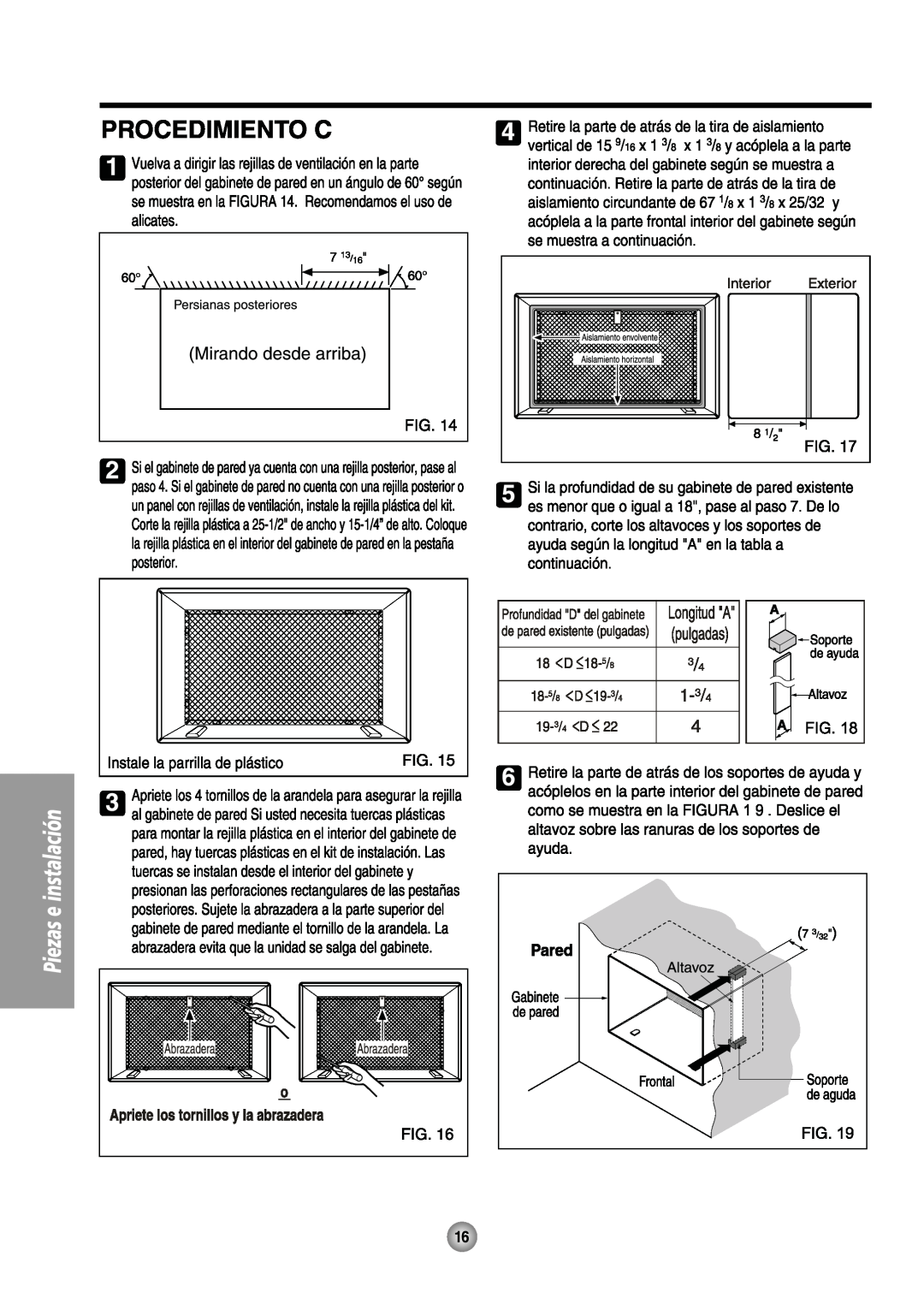 Friedrich US08, US14 manual 