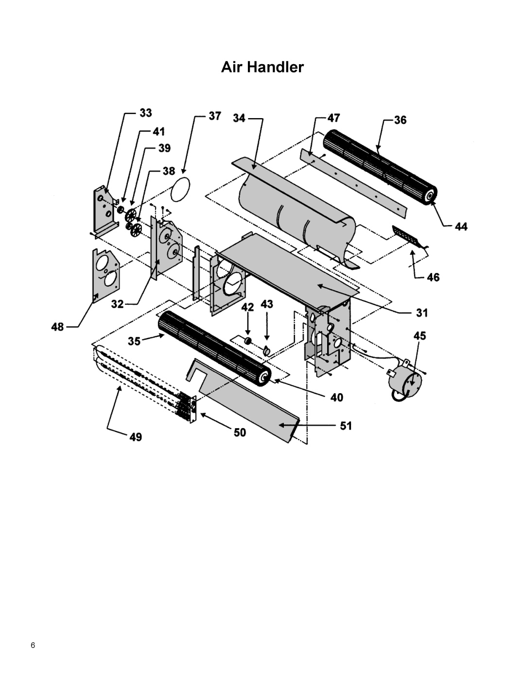 Friedrich WMPTAC02 manual Air Handler 