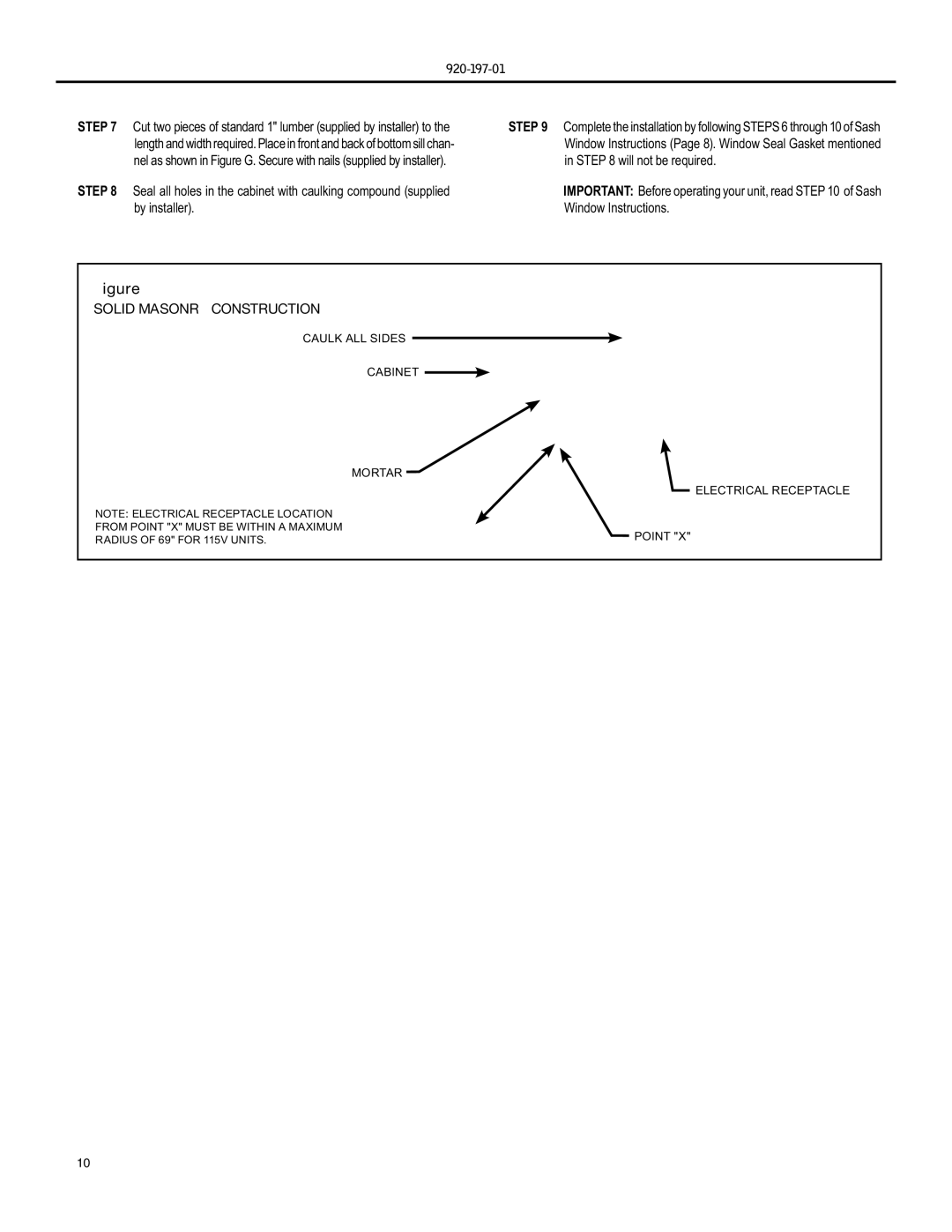 Friedrich YQ07, EQ08 operation manual Figure H 