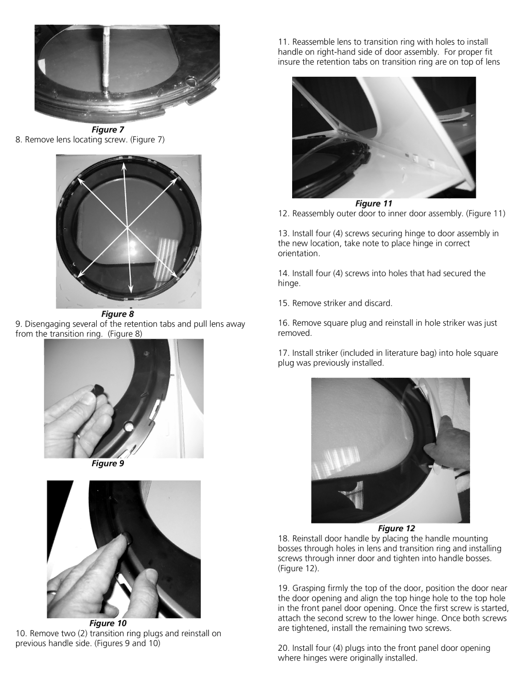 Frigidaire 0804, 134940500A installation instructions 