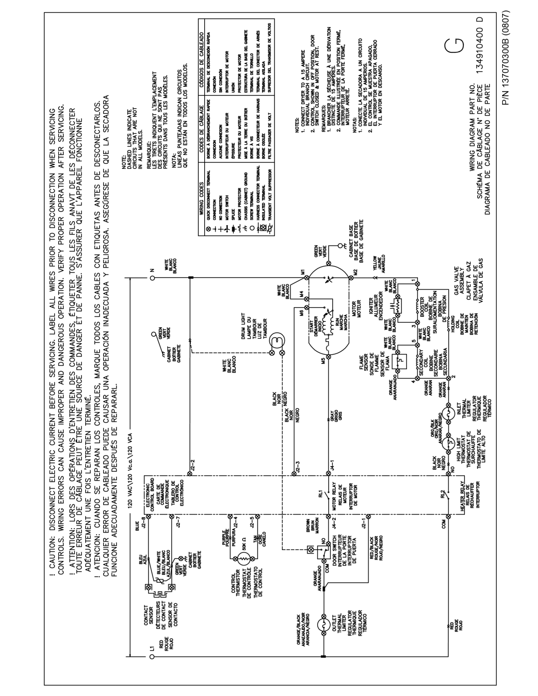 Frigidaire 137070300B 0810 manual 