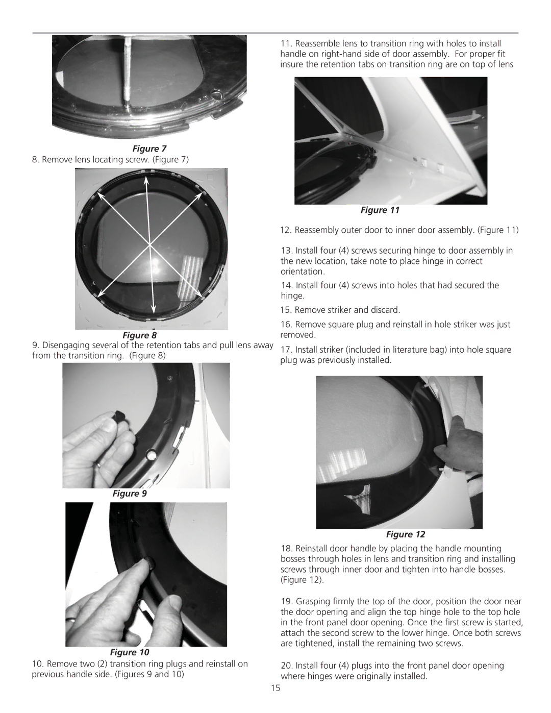 Frigidaire 137111500B installation instructions 