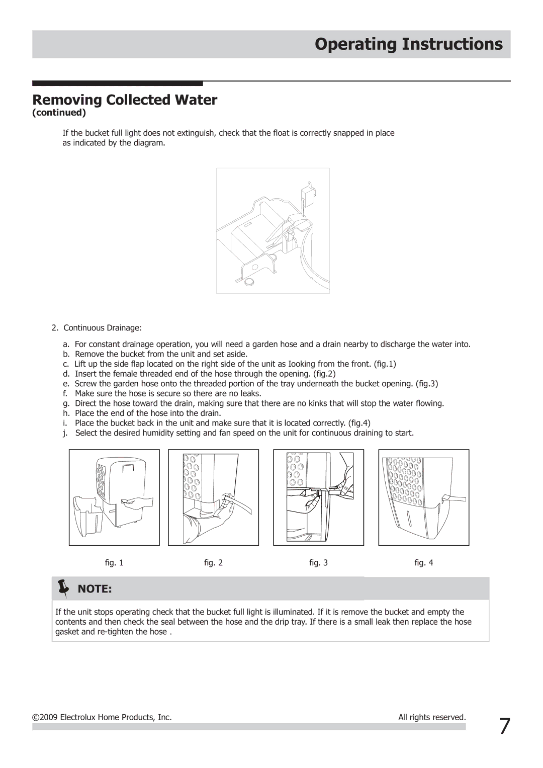 Frigidaire 2020266A0107 important safety instructions Operating Instructions 