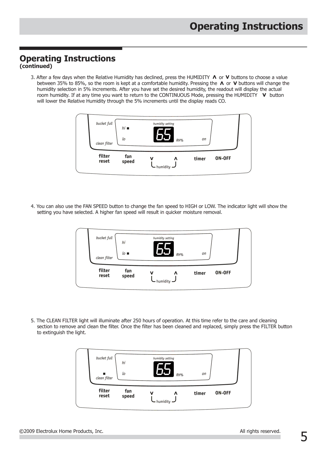 Frigidaire 2020266A0258 important safety instructions Button 